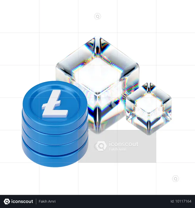 Línea de moneda  3D Icon