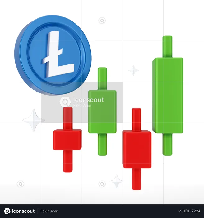 Croissance de Linecoin  3D Icon