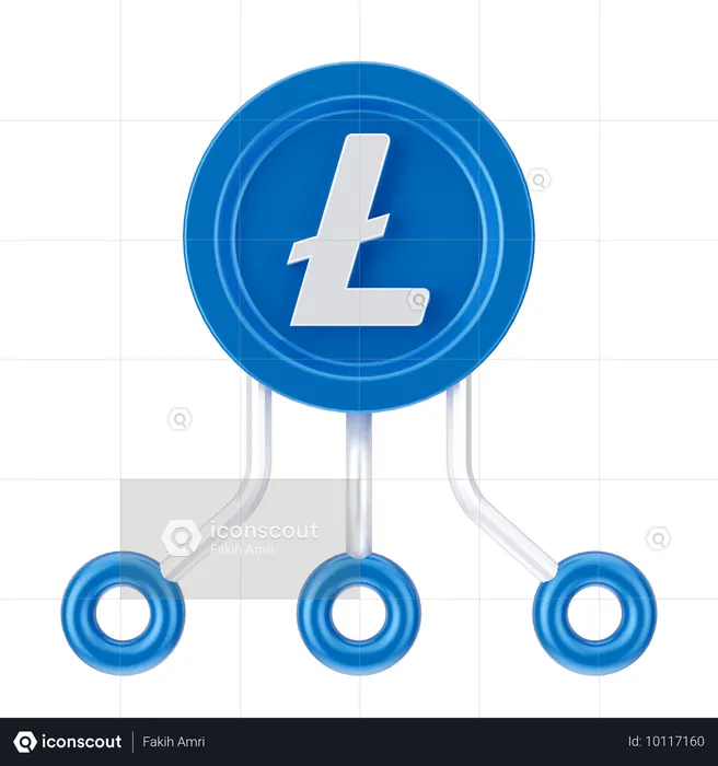 Linecoin Network  3D Icon