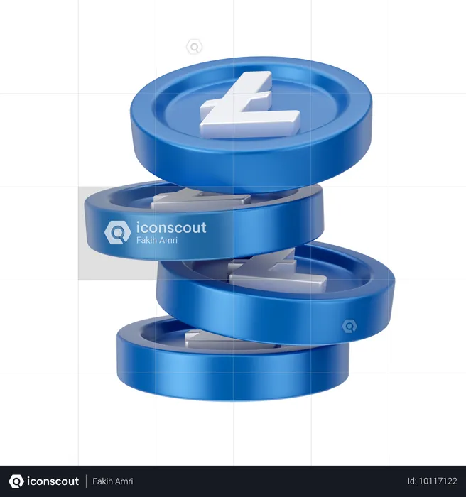 Linecoins  3D Icon