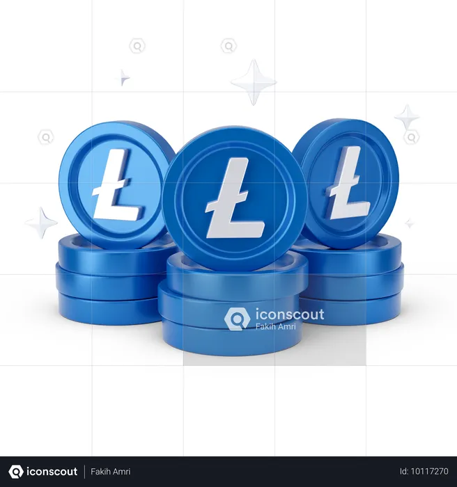 Linecoins  3D Icon