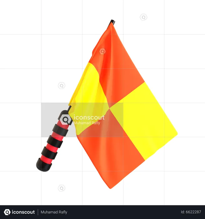 Linesman Flag  3D Icon