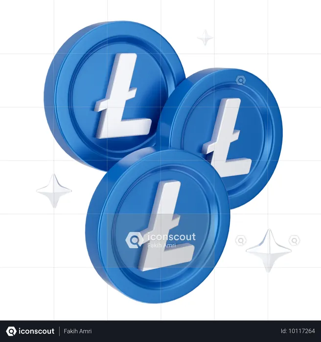 Linienmünzen  3D Icon