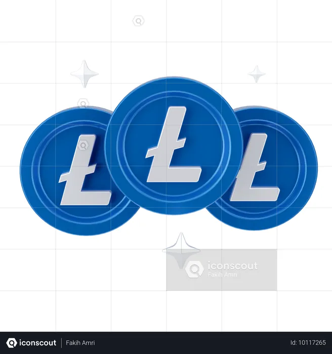 Linienmünzen  3D Icon