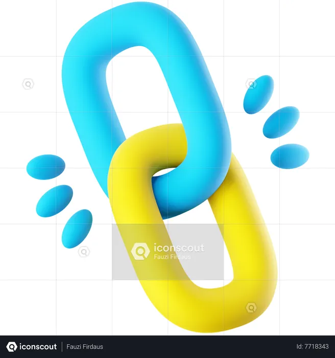 Link Chain Logo 3D Icon