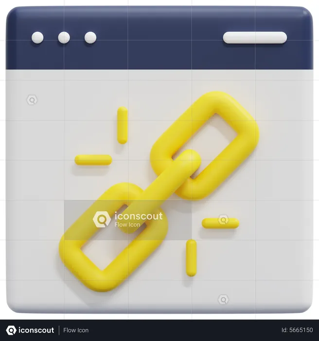 Links seo  3D Icon