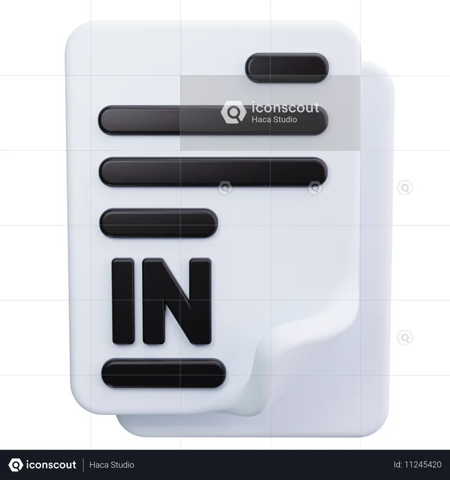 Linkedin  3D Icon