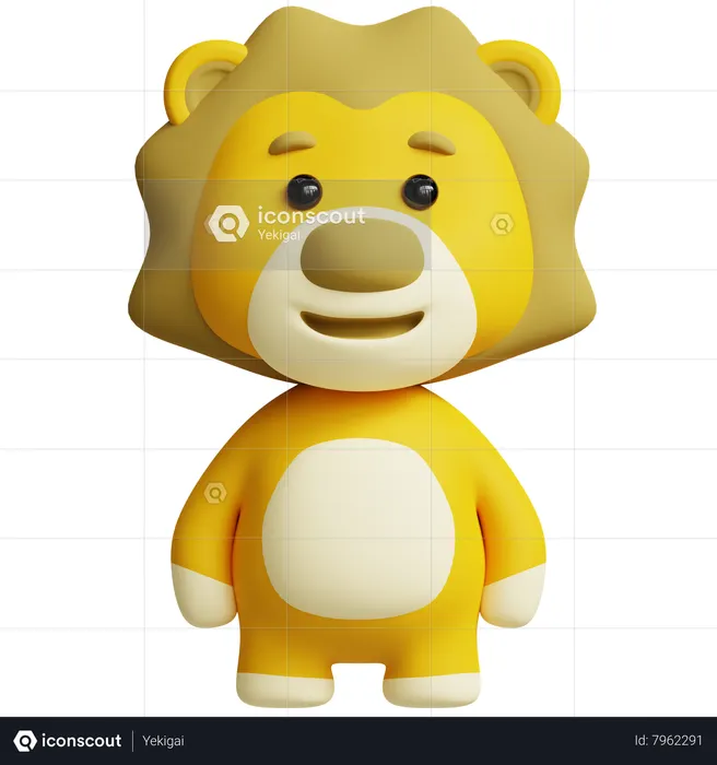 Lion  3D Icon