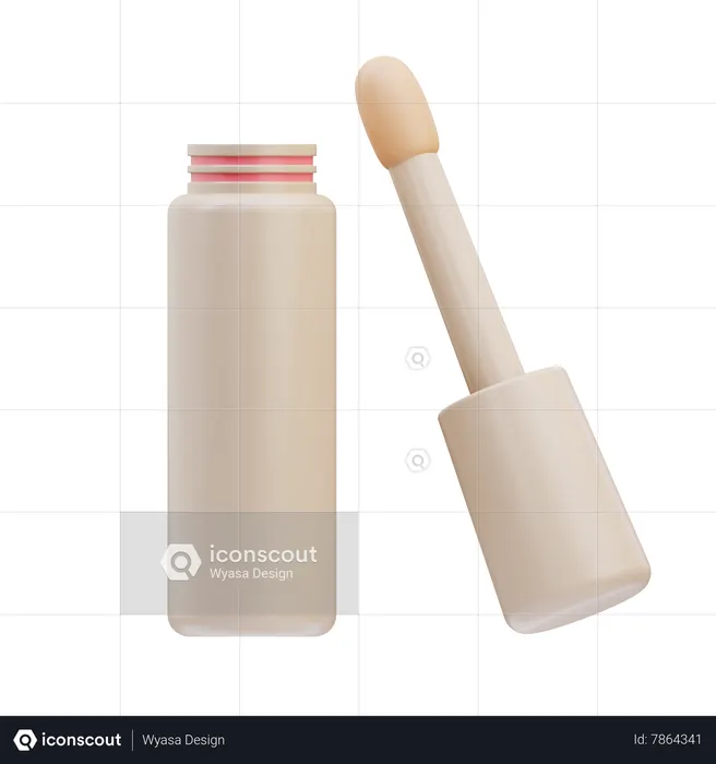 Lip Gloss Shine  3D Icon