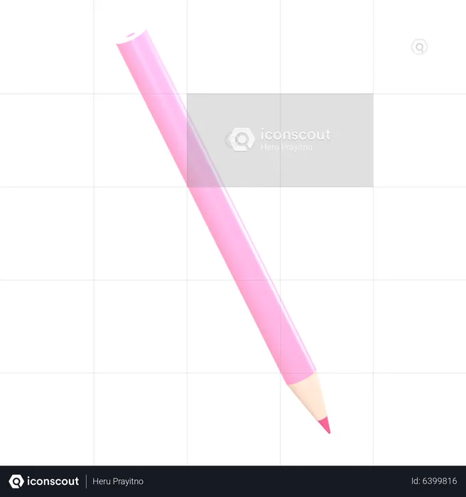 Lip Liner  3D Icon