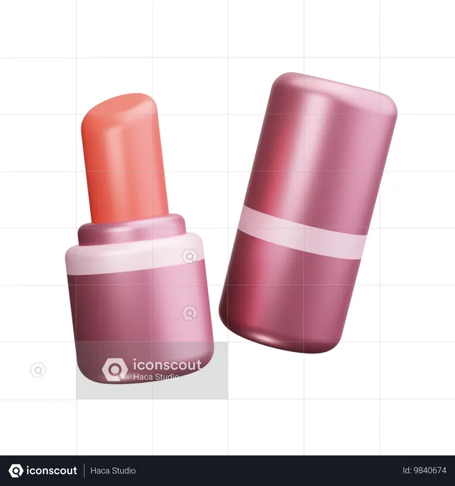 Lippenstift  3D Icon