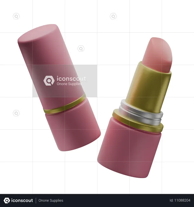 Lippenstift  3D Icon