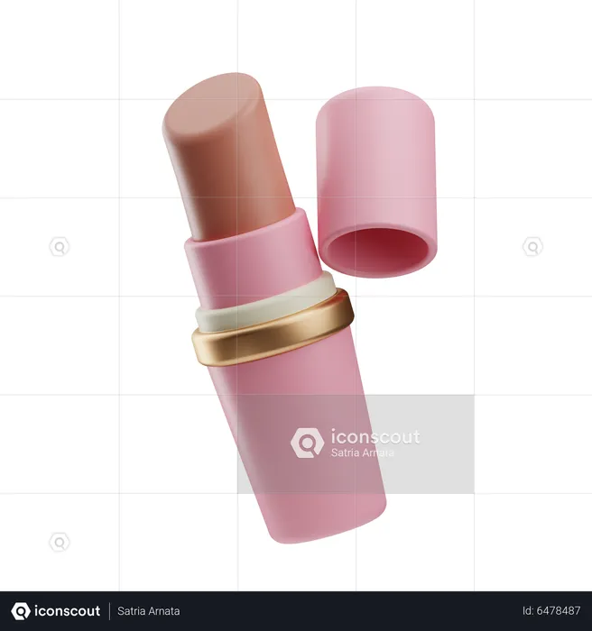 Lippenstift  3D Icon