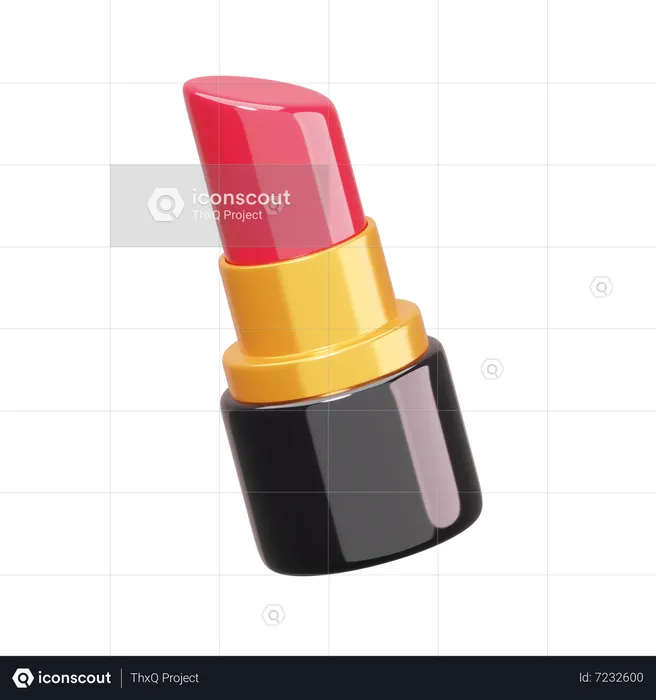 Lippenstift  3D Icon