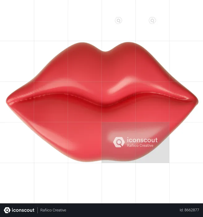 Lips  3D Icon