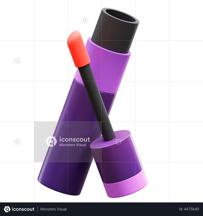 Lipstick Mat  3D Illustration
