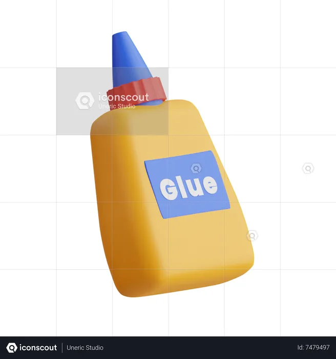 Liquid Glue  3D Icon