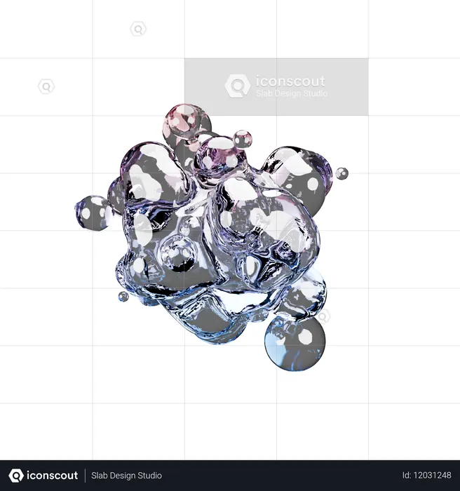 Liquid Network  3D Icon
