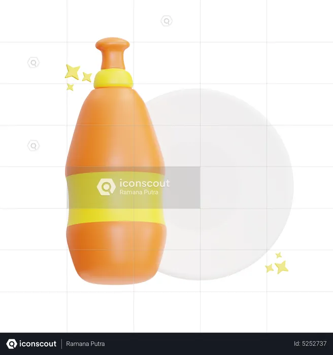 Liquid Soap  3D Icon