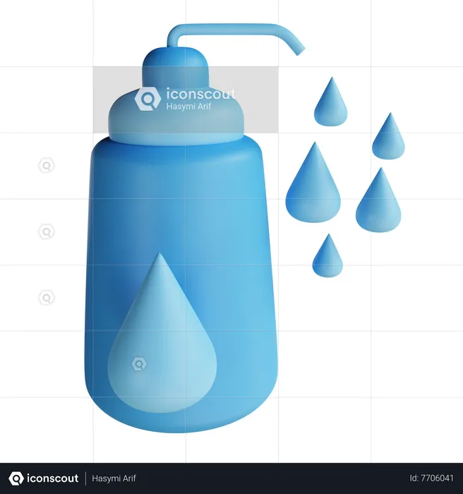 Liquid Soap  3D Icon