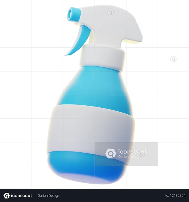 Líquido de limpieza  3D Icon