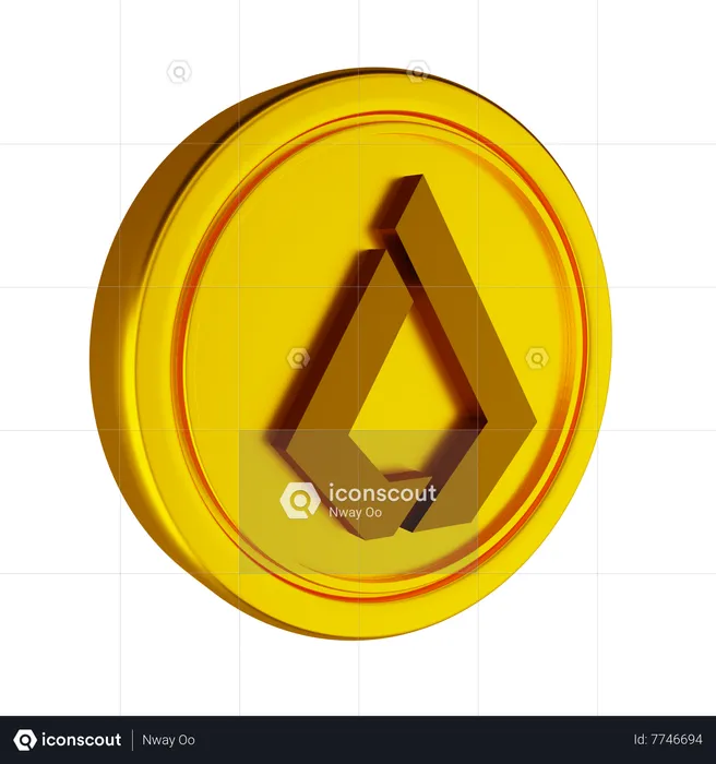 Lisk Crypto Coin  3D Icon