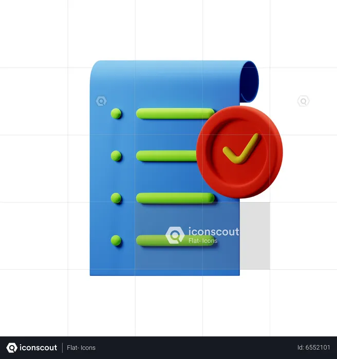 Lista de deseos  3D Icon