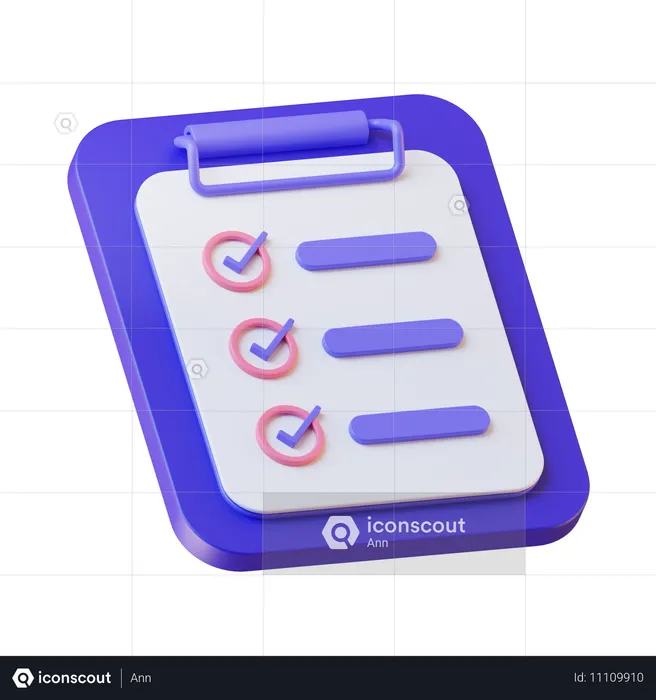 Lista de empresas  3D Icon