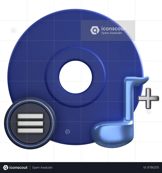 Lista de reprodução  3D Icon