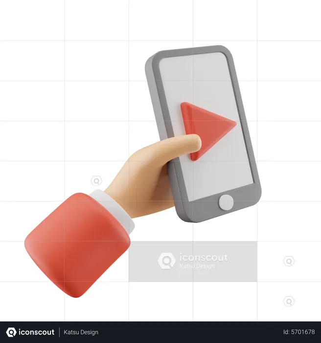 Playlist para celular de mãos dadas  3D Icon