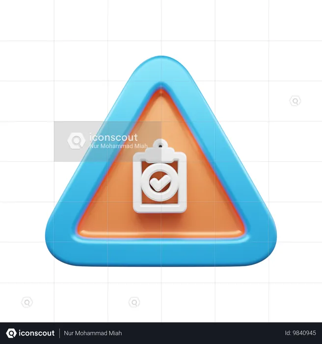 Lista de controle  3D Icon