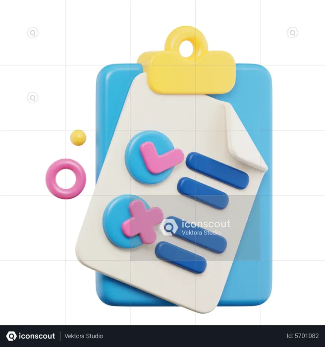 Liste de tâches  3D Icon