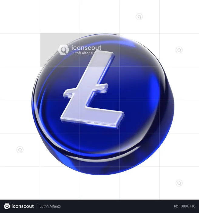 Litecoin  3D Icon