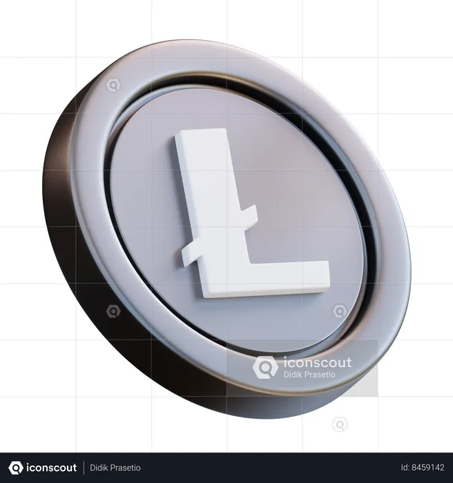 Litecoin  3D Icon