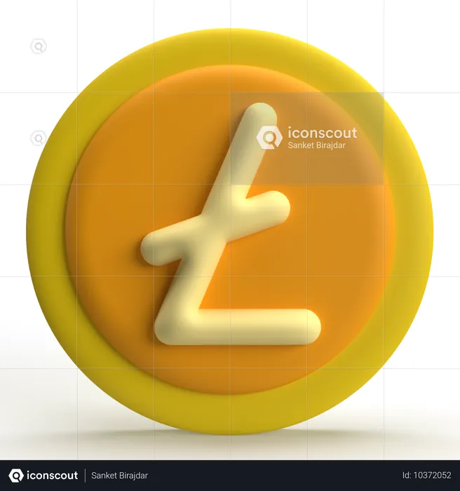 Litecoin  3D Icon