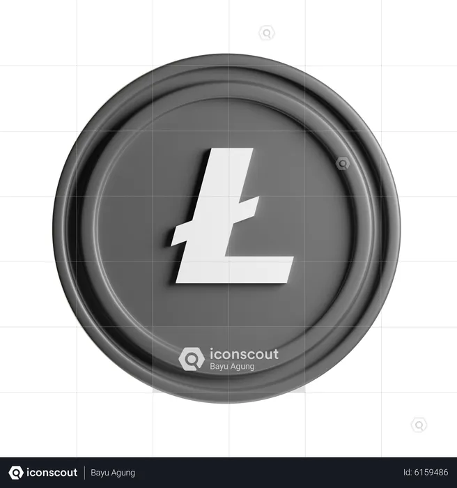 Litecoin  3D Icon