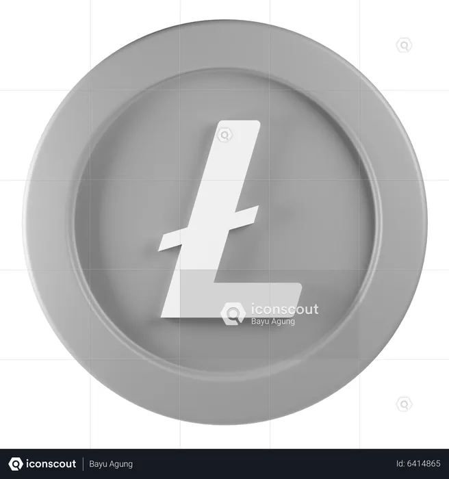 Litecoin  3D Icon