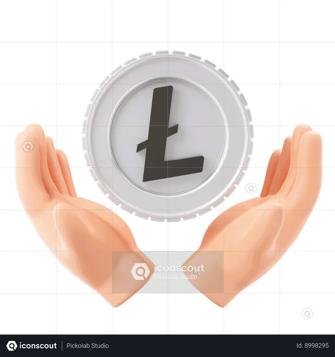 Litecoin  3D Icon