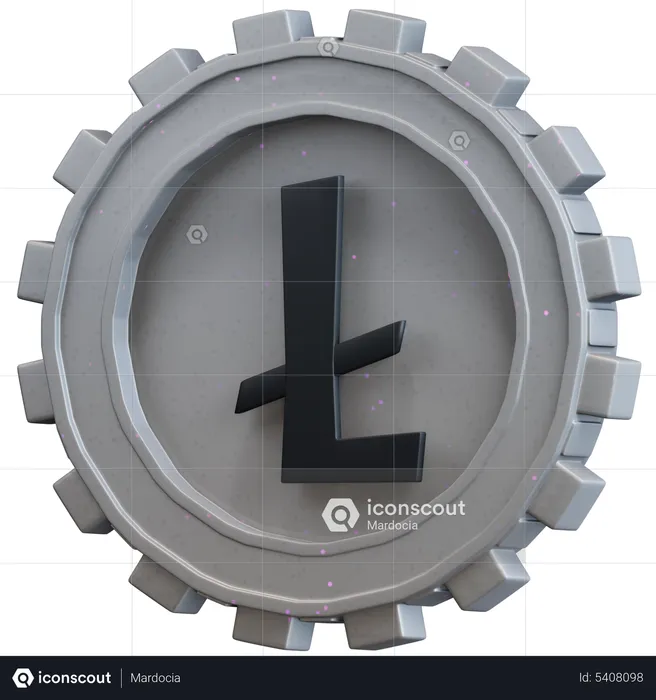 Litecoin  3D Icon