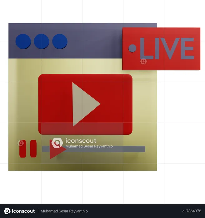 Live  3D Icon