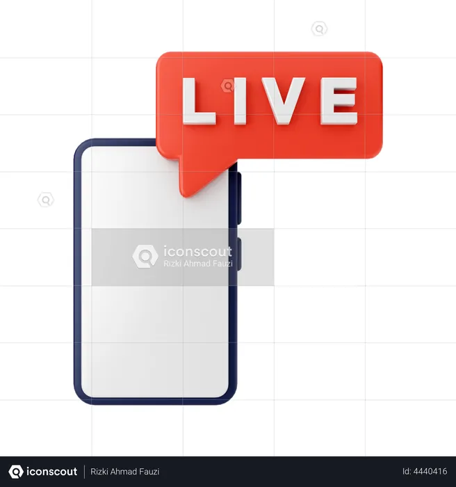 Live Chat  3D Illustration
