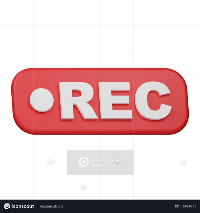 Live Recording  3D Icon