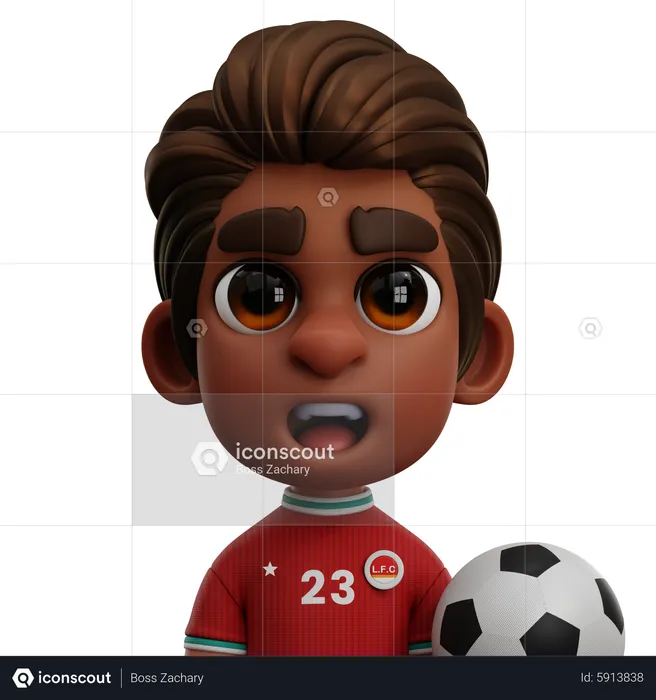 Liverpool FC Player  3D Icon