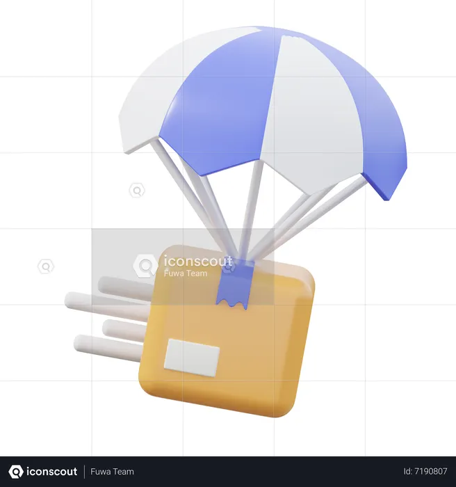 Livraison d'air  3D Icon