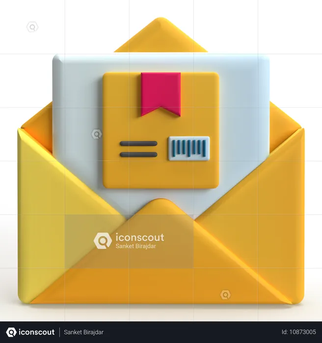 Courrier de livraison  3D Icon