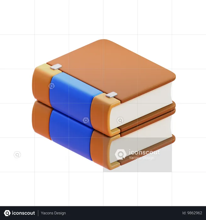 Livre  3D Icon