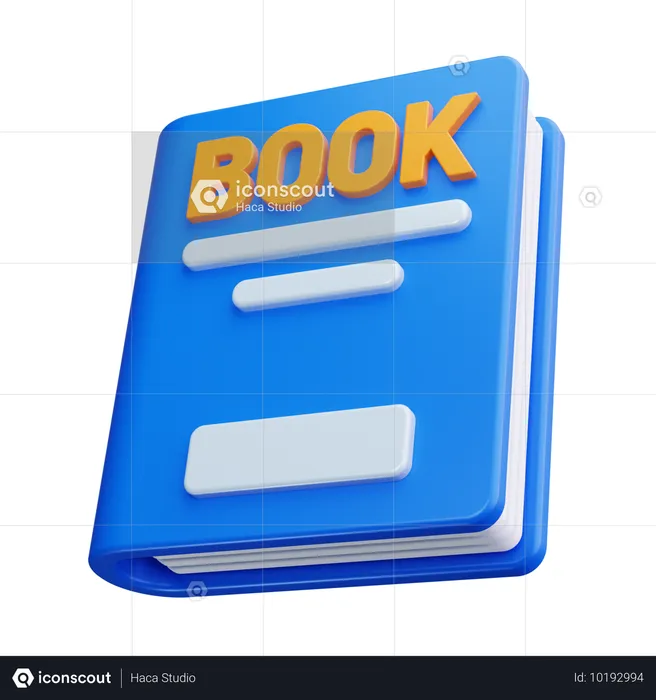 Livre  3D Icon