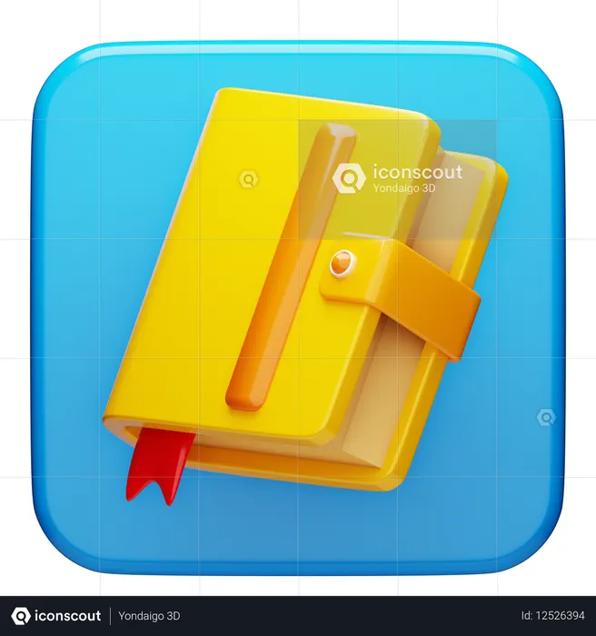 Livre  3D Icon