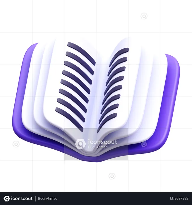 Livre  3D Icon