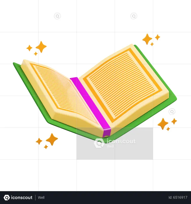 Livre du Coran  3D Icon